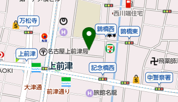 オリックスカーシェア 上前津東の地図画像