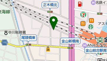 オリックスカーシェア MORALIA金山の地図画像