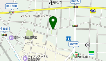 オリックスカーシェア ブリリア名駅2丁目の地図画像