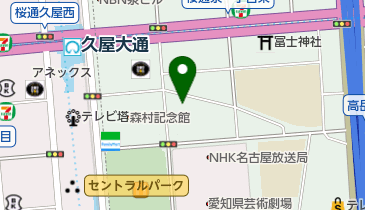 オリックスカーシェア 東桜1丁目の地図画像