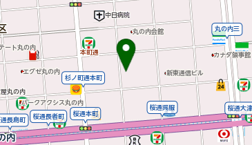 オリックスカーシェア 丸の内3丁目七間町の地図画像