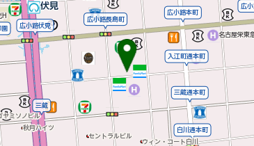 オリックスカーシェア 伏見広小路の地図画像