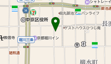 オリックスカーシェア 三条油小路の地図画像