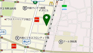 オリックスカーシェア GSパークJR桃谷の地図画像