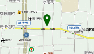 オリックスカーシェア 今出川油小路の地図画像