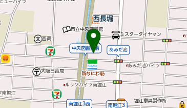 オリックスカーシェア 北堀江3丁目の地図画像