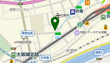 オリックスカーシェア 京橋駅東野田1丁目の地図画像