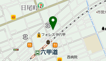 オリックスカーシェア JR六甲道駅永手町3丁目(リアから駐車必要)の地図画像