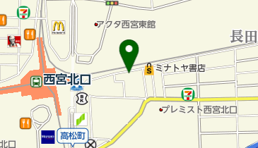 オリックスカーシェア 阪急西宮北口高松町の地図画像