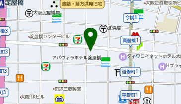 オリックスカーシェア 高麗橋2丁目の地図画像