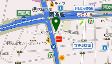 オリックスカーシェア 阿波座駅前立売堀4丁目の地図画像