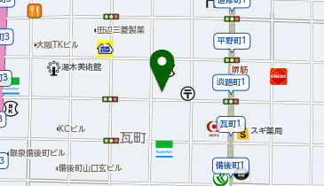 オリックスカーシェア 中央区淡路町2丁目の地図画像