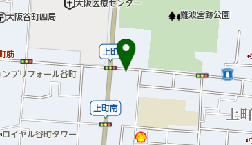 オリックスカーシェア 谷町四丁目駅中央区上町の地図画像