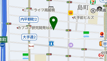 オリックスカーシェア 内平野町2丁目の地図画像