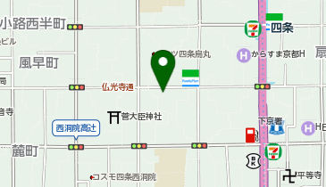 オリックスカーシェア 烏丸仏光寺西の地図画像