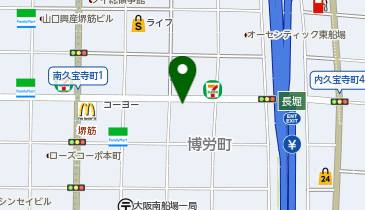 オリックスカーシェア 南久宝寺町1丁目の地図画像