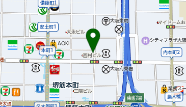 オリックスカーシェア 【閉鎖済】本町1丁目(山甚ビル)の地図画像