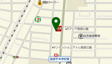 オリックスカーシェア 長居駅南の地図画像
