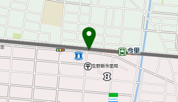 オリックスカーシェア 近鉄今里駅の地図画像