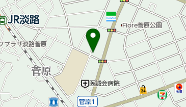 オリックスカーシェア JR淡路駅東の地図画像