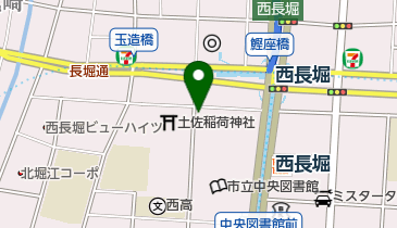 オリックスカーシェア UR西長堀の地図画像