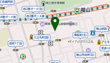 オリックスカーシェア 福山駅前の地図画像