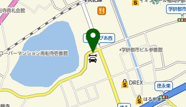 オリックスカーシェア 学研都市駅前の地図画像