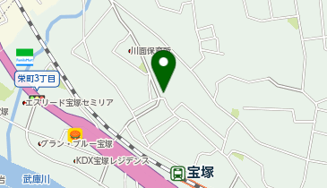 オリックスカーシェア JR宝塚駅北の地図画像