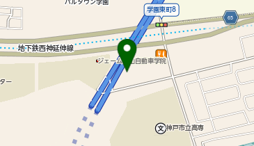 オリックスカーシェア プレミスト神戸学園東町【入居者様限定ステーション】の地図画像