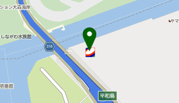 【エネクスフリート】 京浜トラックターミナル平和島店(提携店)の地図画像