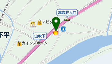 【エネクスフリート】 高森店の地図画像