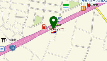 【エネクスフリート】 甲府バイパス店(提携店)の地図画像