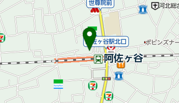 松屋 阿佐ヶ谷店の地図画像