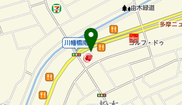 松屋 多摩ニュータウン店の地図画像
