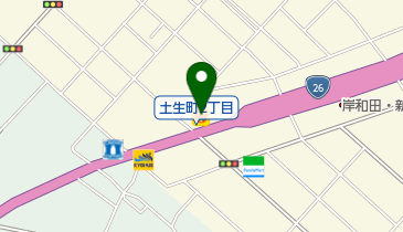 松屋 岸和田店の地図画像