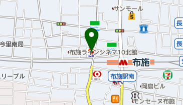 松屋 布施店の地図画像