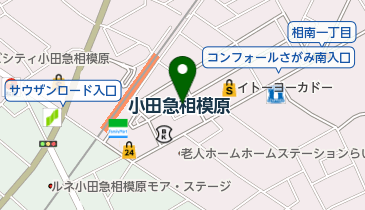 松屋 小田急相模原店の地図画像