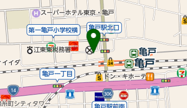 松屋 亀戸店の地図画像