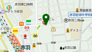 松屋 赤羽店の地図画像