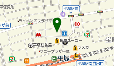 松屋 平塚店の地図画像