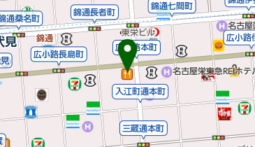 松屋 広小路本町店の地図画像