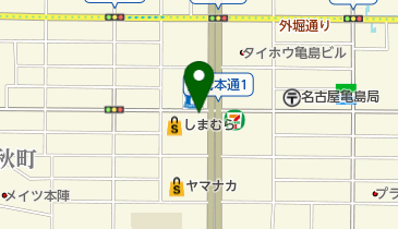 松屋 亀島店(松のや併設)の地図画像