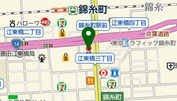 松屋 錦糸町南店の地図画像