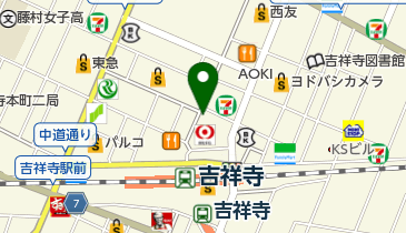 松屋 吉祥寺サンロード店の地図画像