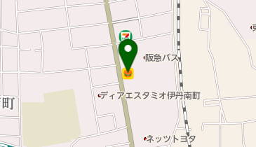 松屋 伊丹店の地図画像