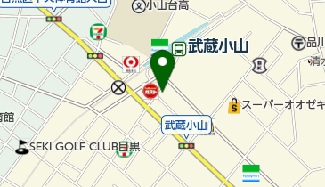 松屋 武蔵小山店の地図画像