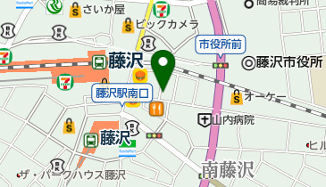 松屋 藤沢南口店の地図画像