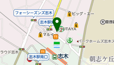 松屋 志木東口店の地図画像