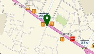 松屋 西所沢店(松のや併設)の地図画像