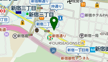 松屋 新宿二丁目店の地図画像